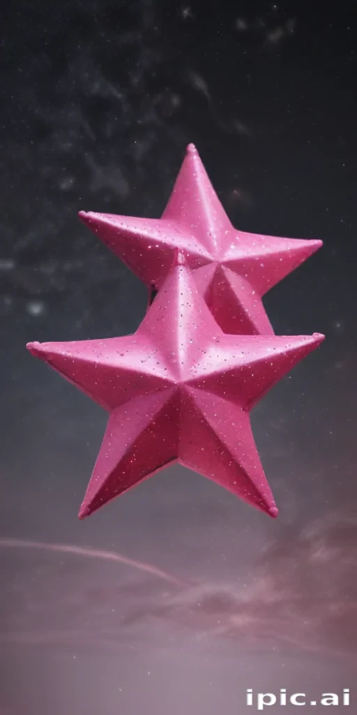 pink stars png