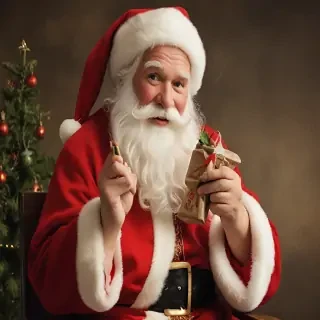 images of vintage santa