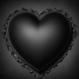 black heart image