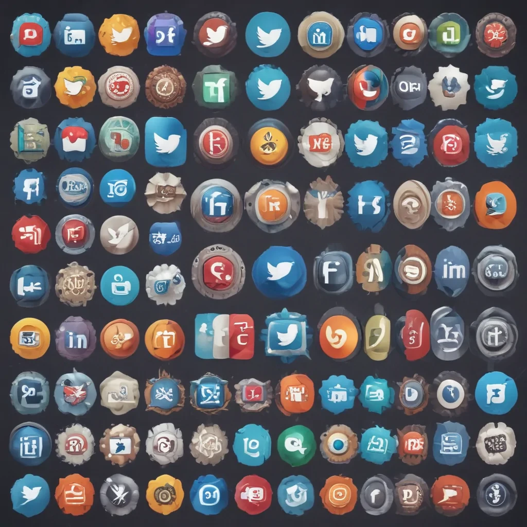 social media icons