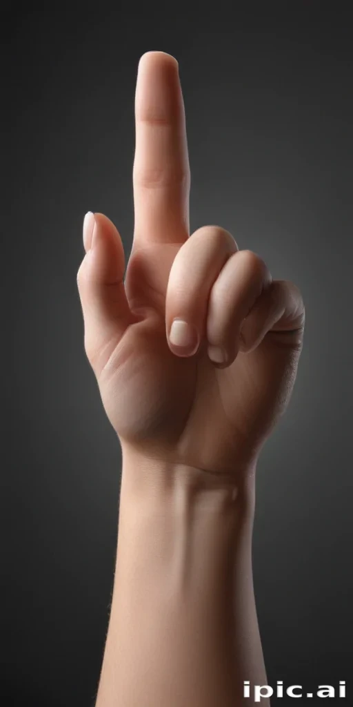 finger pointing png