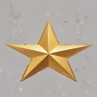 gold star sticker png