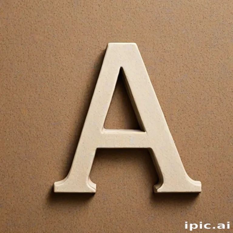 letter a png