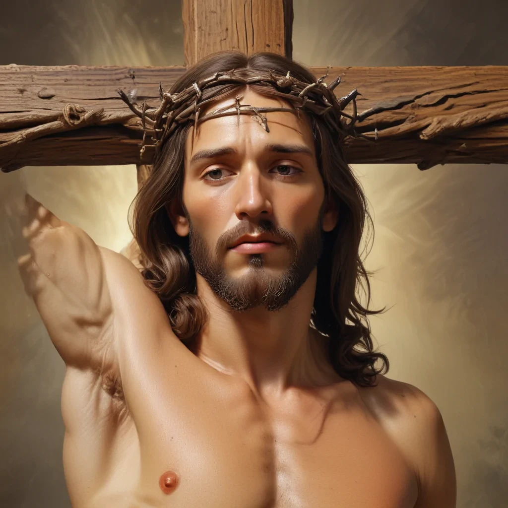 a picture of jesus on the cross