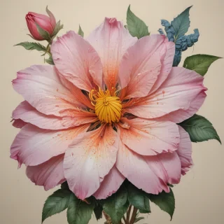 flower color drawings