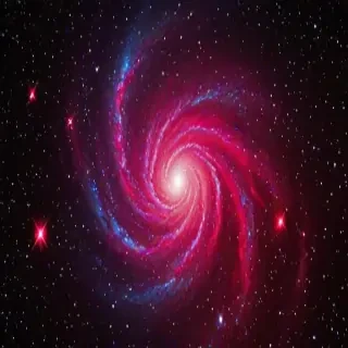 galaxy red wallpaper