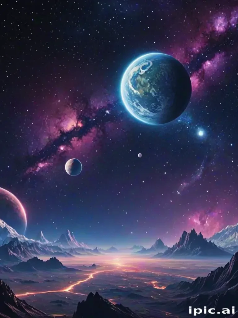 space wallpaper aesthetic