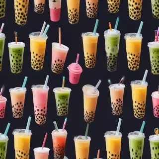 bubble tea background