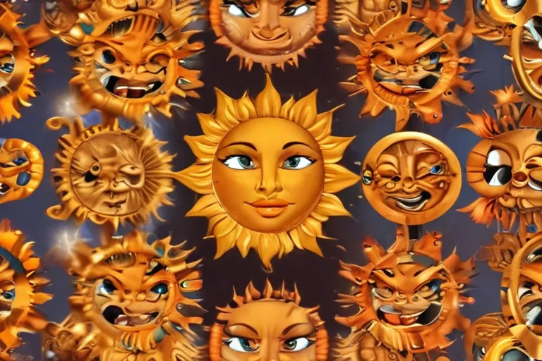 cartoon suns