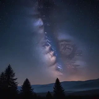 starry background iphone