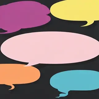 speech bubble clip art