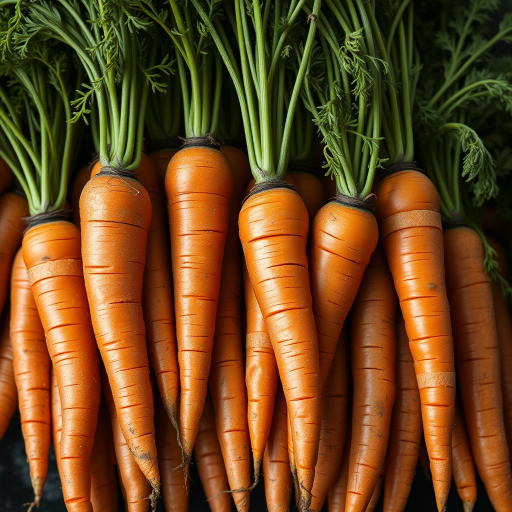 A bunch of carrots in the form of anthropomorphic babies.