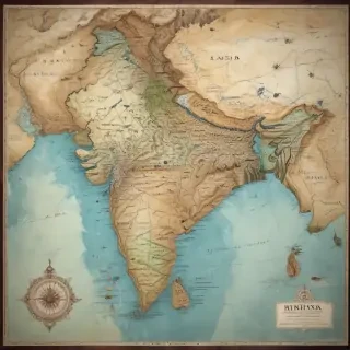 map of india