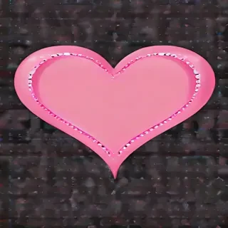 pink heart clipart