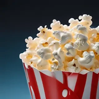 transparent popcorn