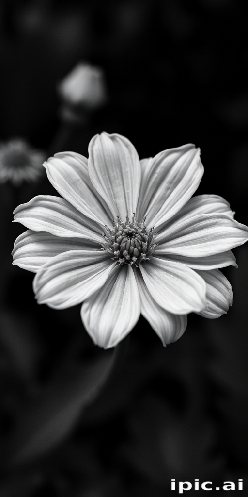 flower images black and white