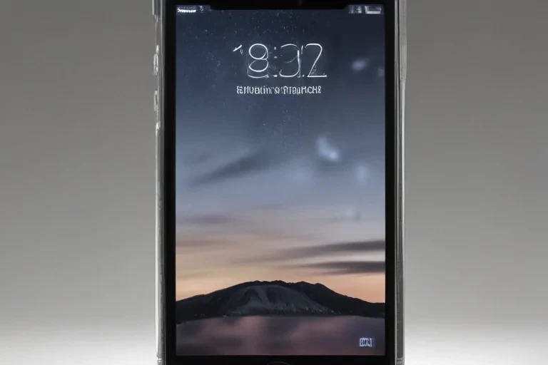 iphone with transparent background