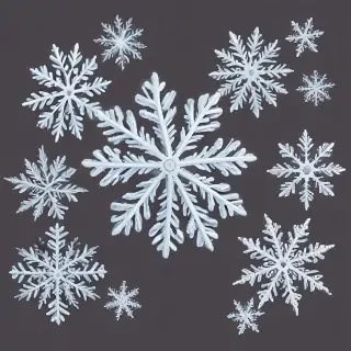 snowflakes png transparent