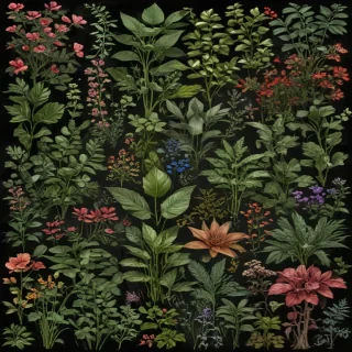 plants transparent background