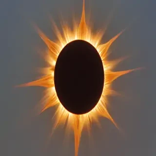 transparent sun
