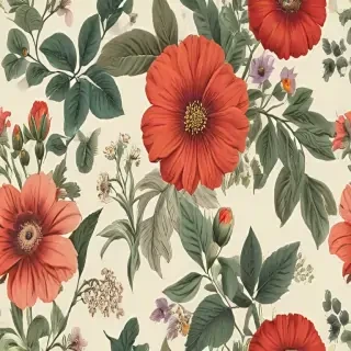 vintage flower illustration