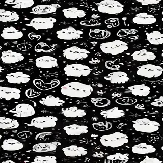 cute backgrounds black