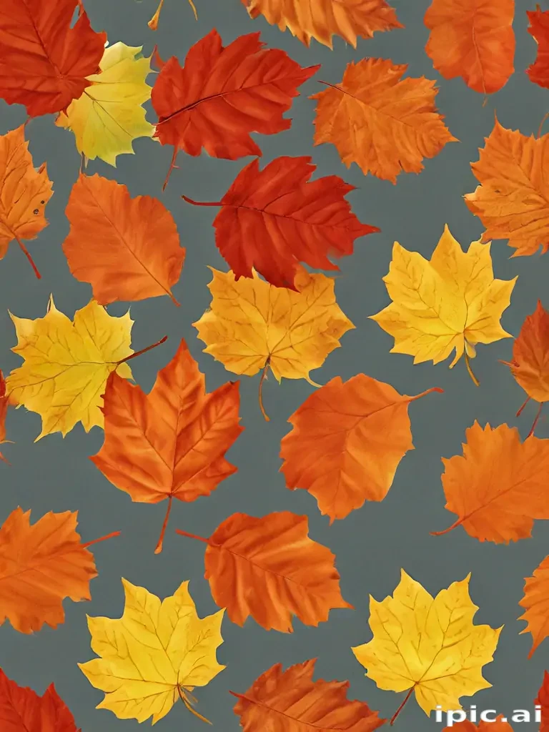 fall leaves png transparent