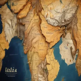 map of india