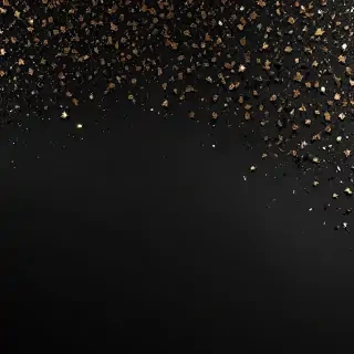 black background with glitter