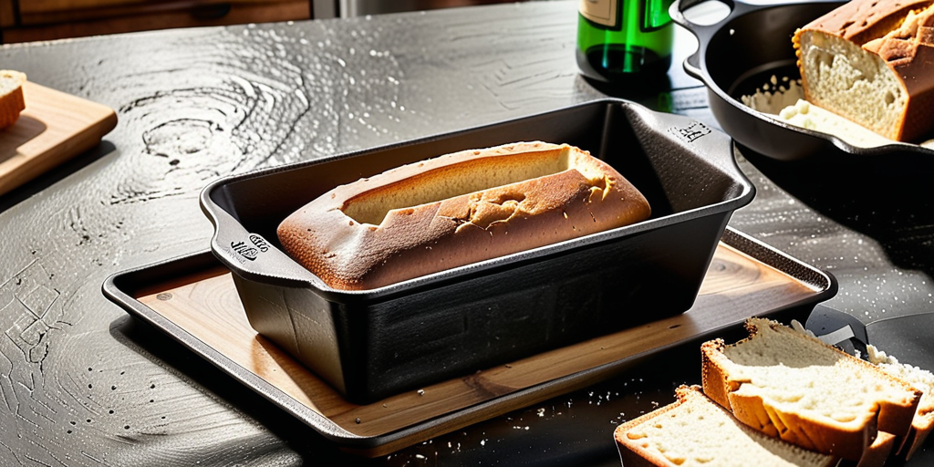 cast iron loaf pan with lid