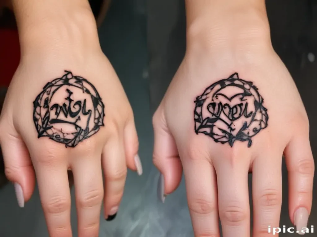 i love you sign language tattoo