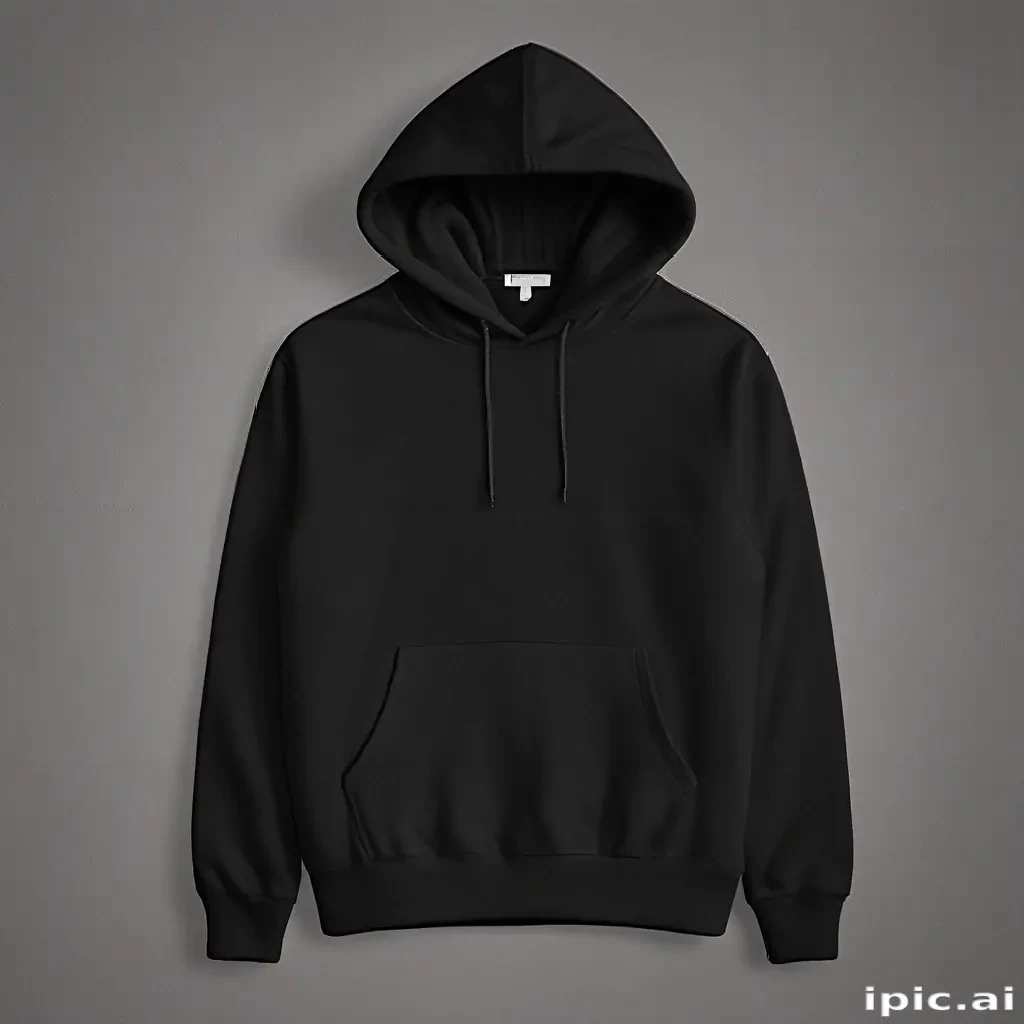 black hoodie mockup png