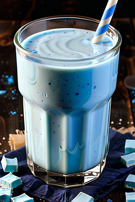 how to make blue milk