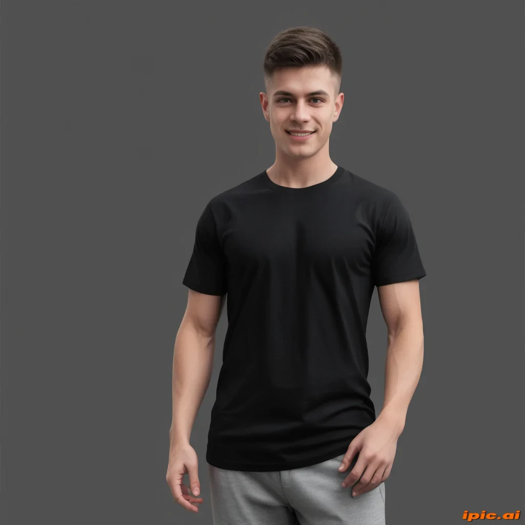 black t-shirt png