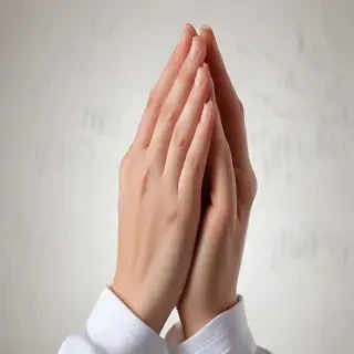 prayer hands transparent background