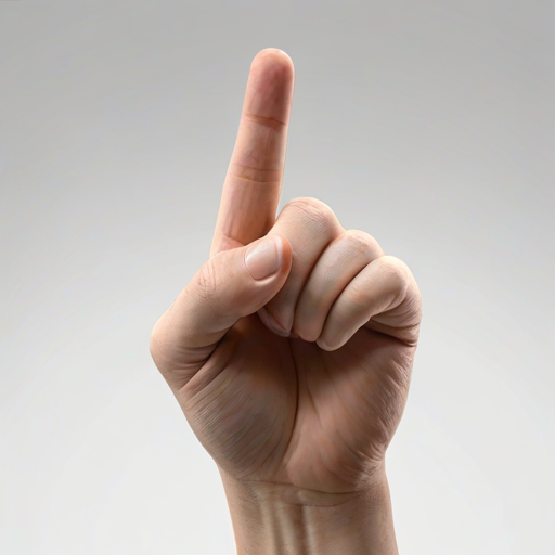 point finger png