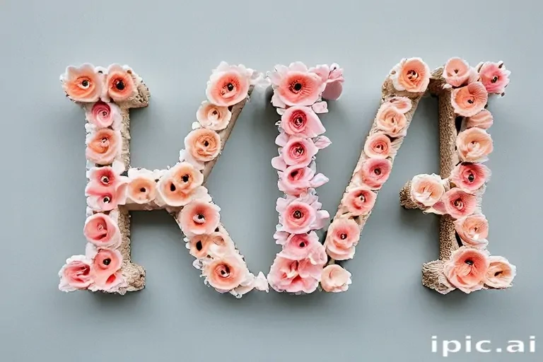 floral letters