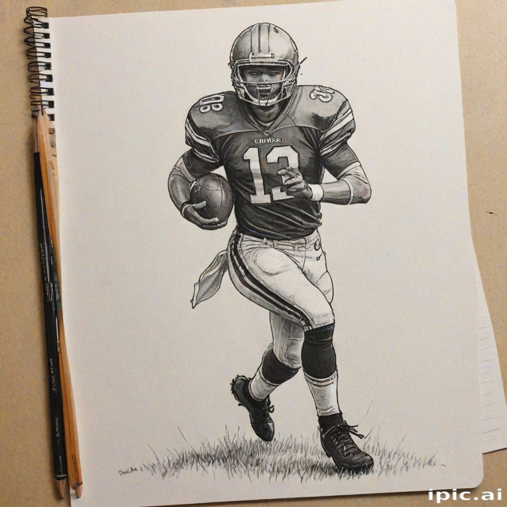 football drawing