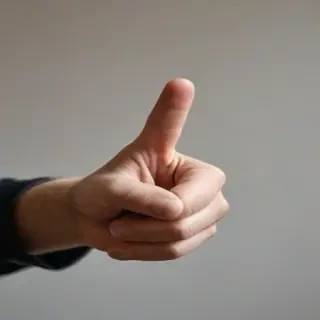 you pointing finger