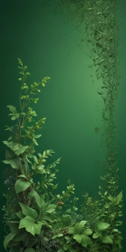 plain green bg