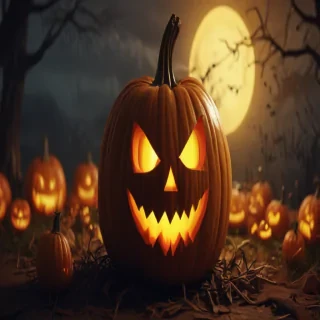 halloween pumpkin background