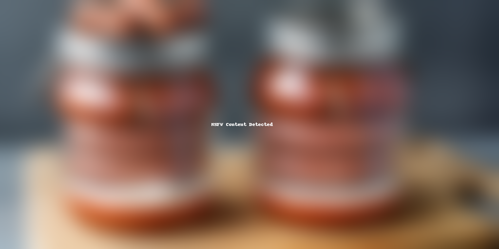 hot sausages in a jar