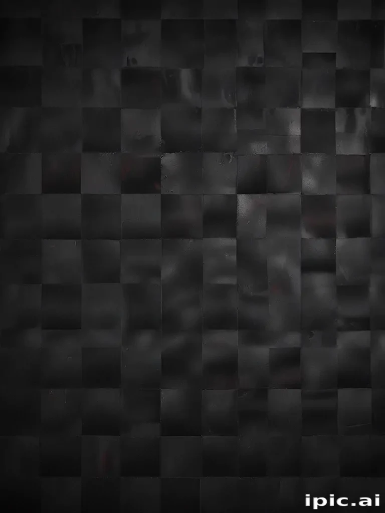 black checkered background