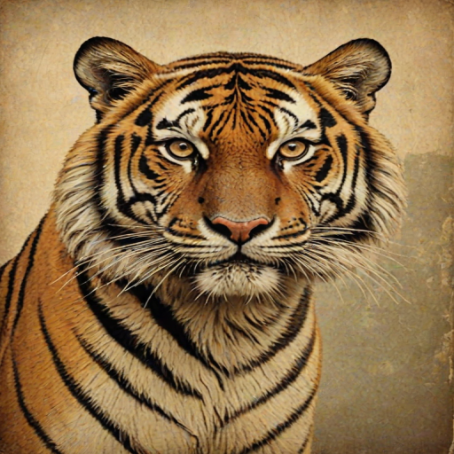 vintage tiger