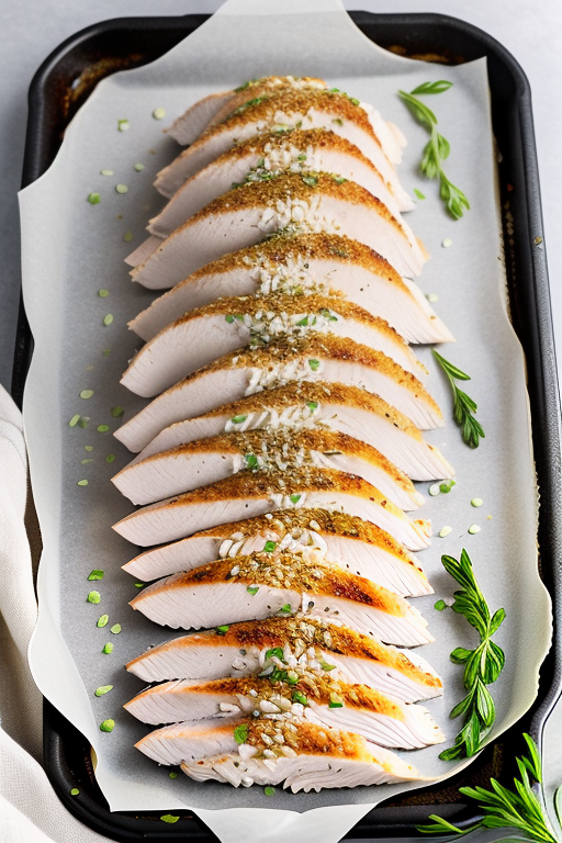 baked thin sliced chicken breast
