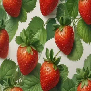 strawberry wallpaper aesthetic