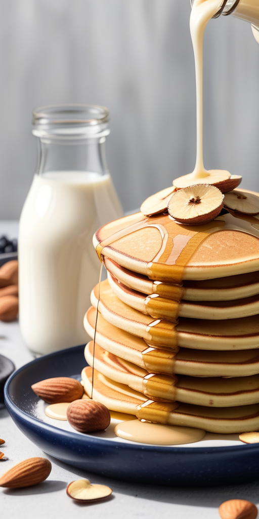 can you make pancakes with almond milk