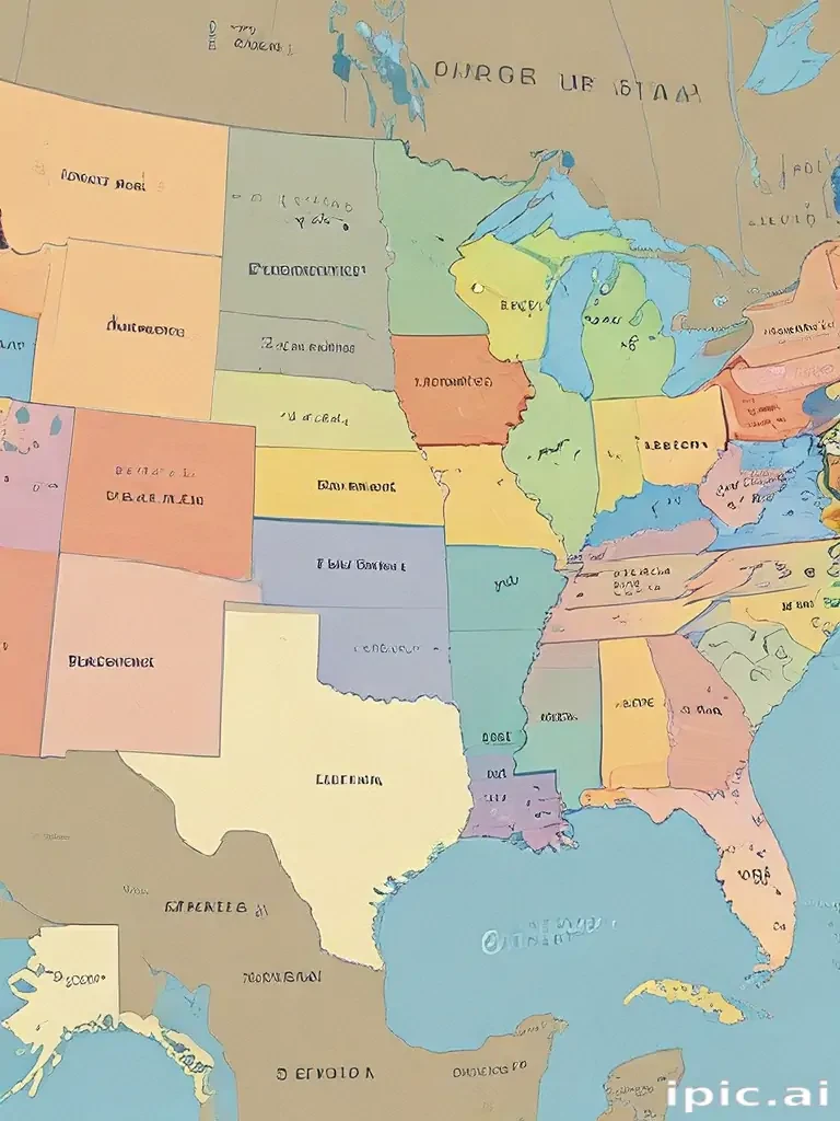 us states on a map