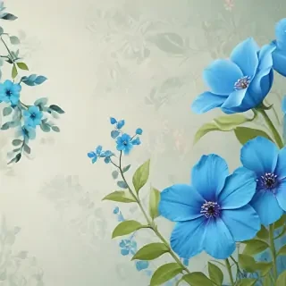 background blue flower