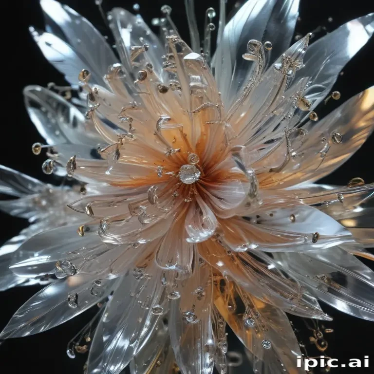 sparkling transparent